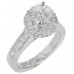 2.30 CT Round Cut Diamond Engagement Ring Hand Made Setting